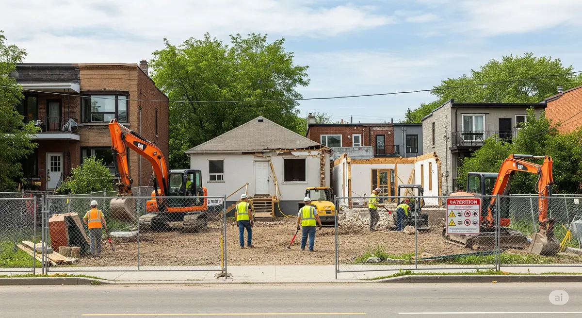 demolition and site prep